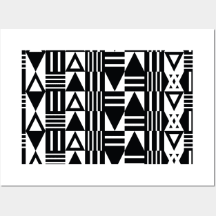 Black and White Africa Posters and Art